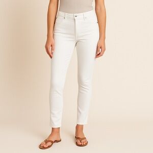 Ag Adriano Goldschmied White Skinny Jeans High-Rise
